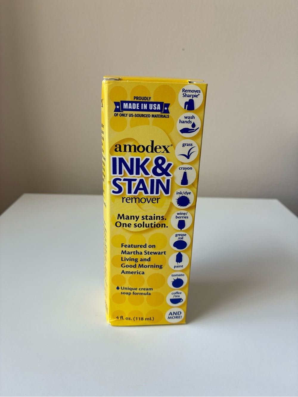 Amodex Ink & Stain Remover NIB 4 oz - Picture 4 of 8